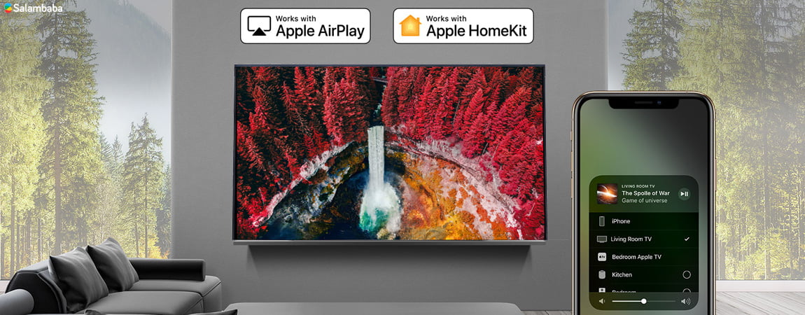 تلویزیون ال جی ZXPUA - سازگاری با برنامه AirPlay